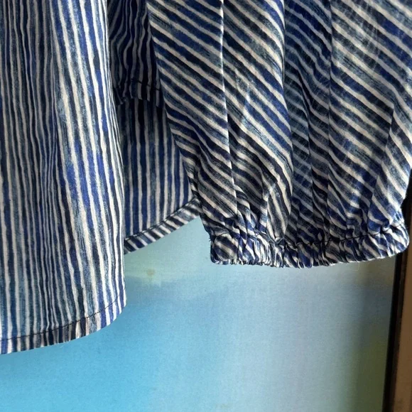 Pure 100 % Cotton Long Sleeve Blouse by M&S Collection - Picture 4 of 8